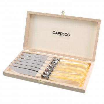 Diana - estuche de 6 cuchillos para carne