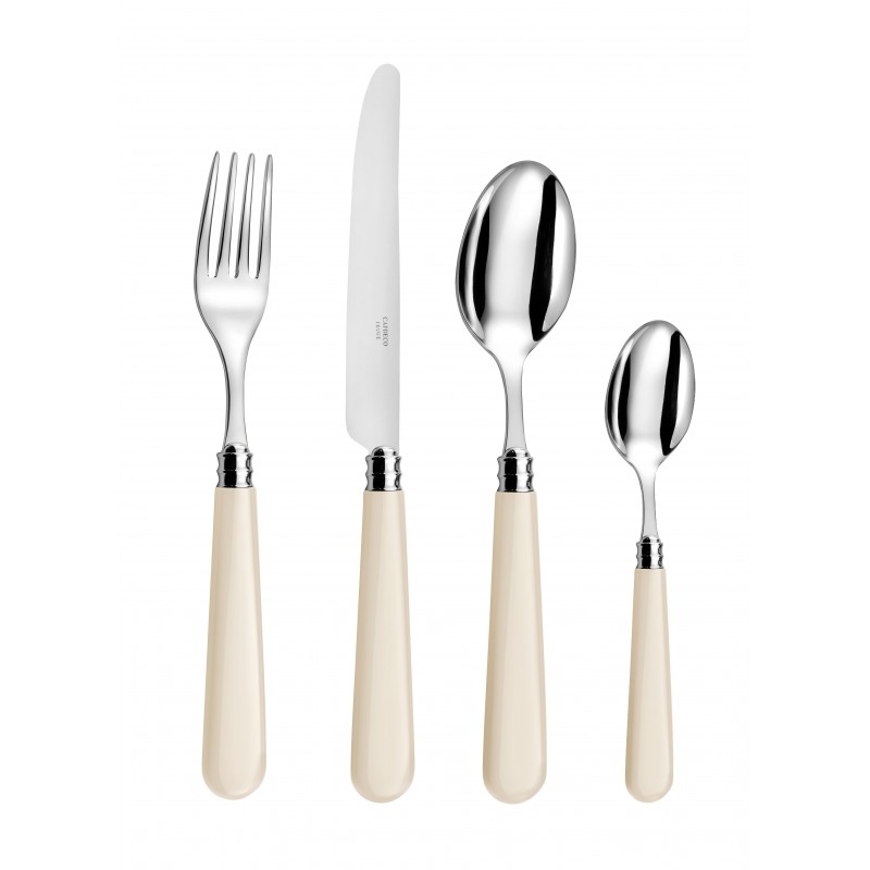 Altéa - 24 parçalık set (Fransız ağızlı) dans Couverts Couleurs et Transparents