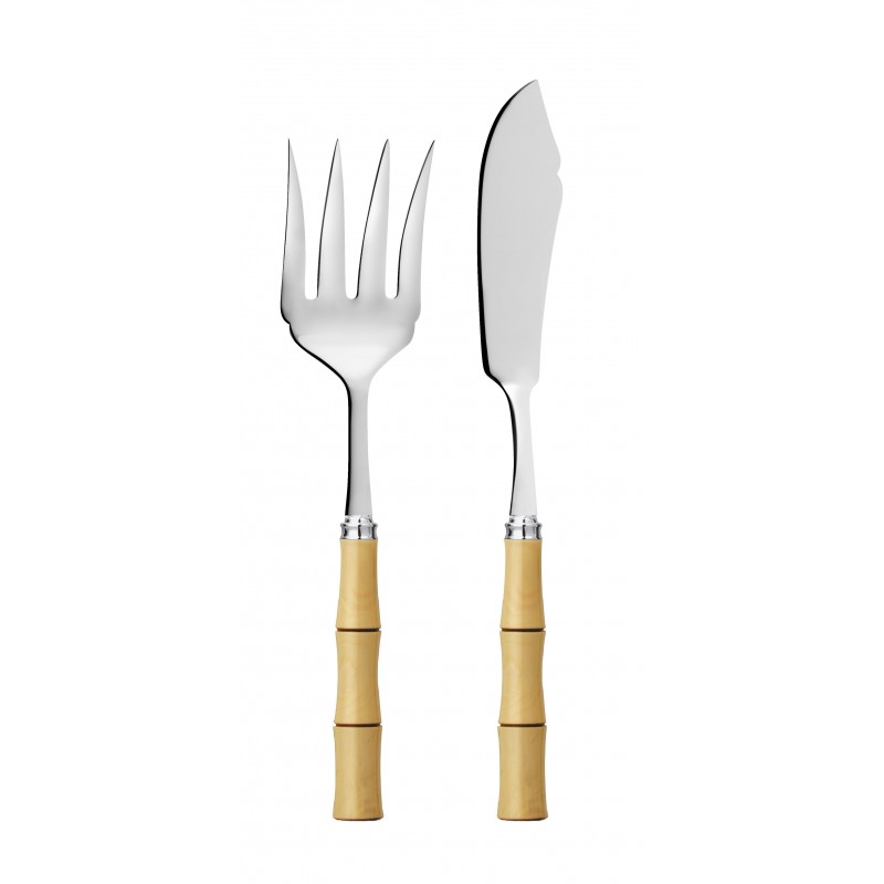 Balık servis seti dans Couverts Couleurs et Transparents