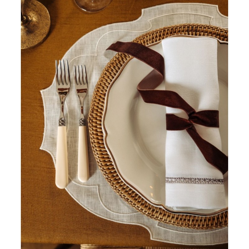 Tenedor de postre dans Couverts Couleurs et Transparents