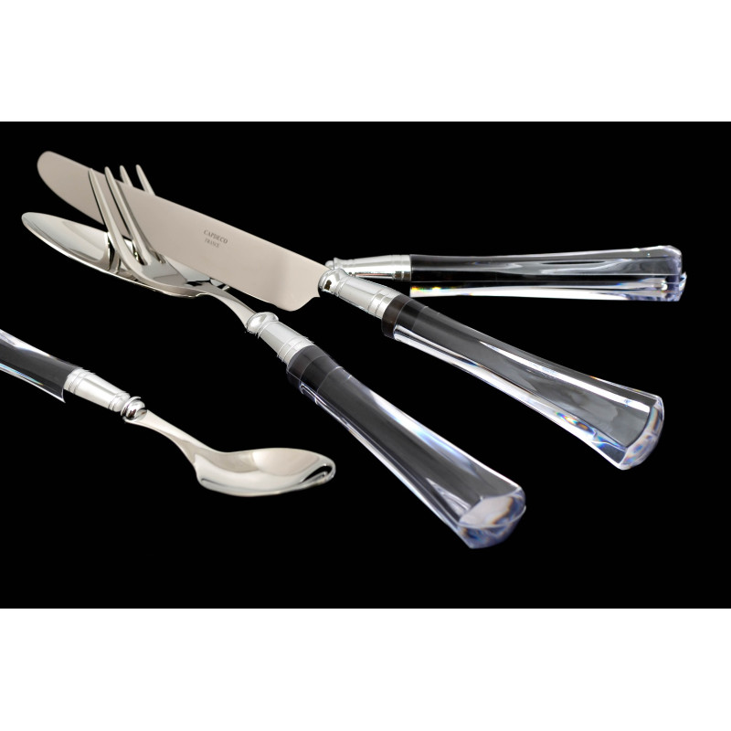 Kahve veya çay kaşığı dans Couverts Couleurs et Transparents