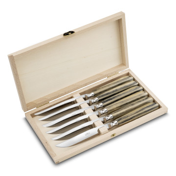 Omega - Box of 6 steak knives