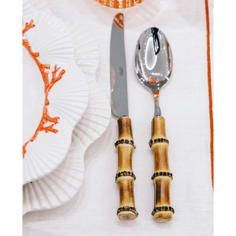 Yemek kaşığı dans Couverts Couleurs et Transparents